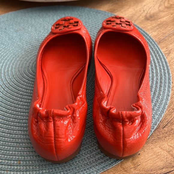 Tory Burch Ballet Flat Flame Red - Picture 9 of 10